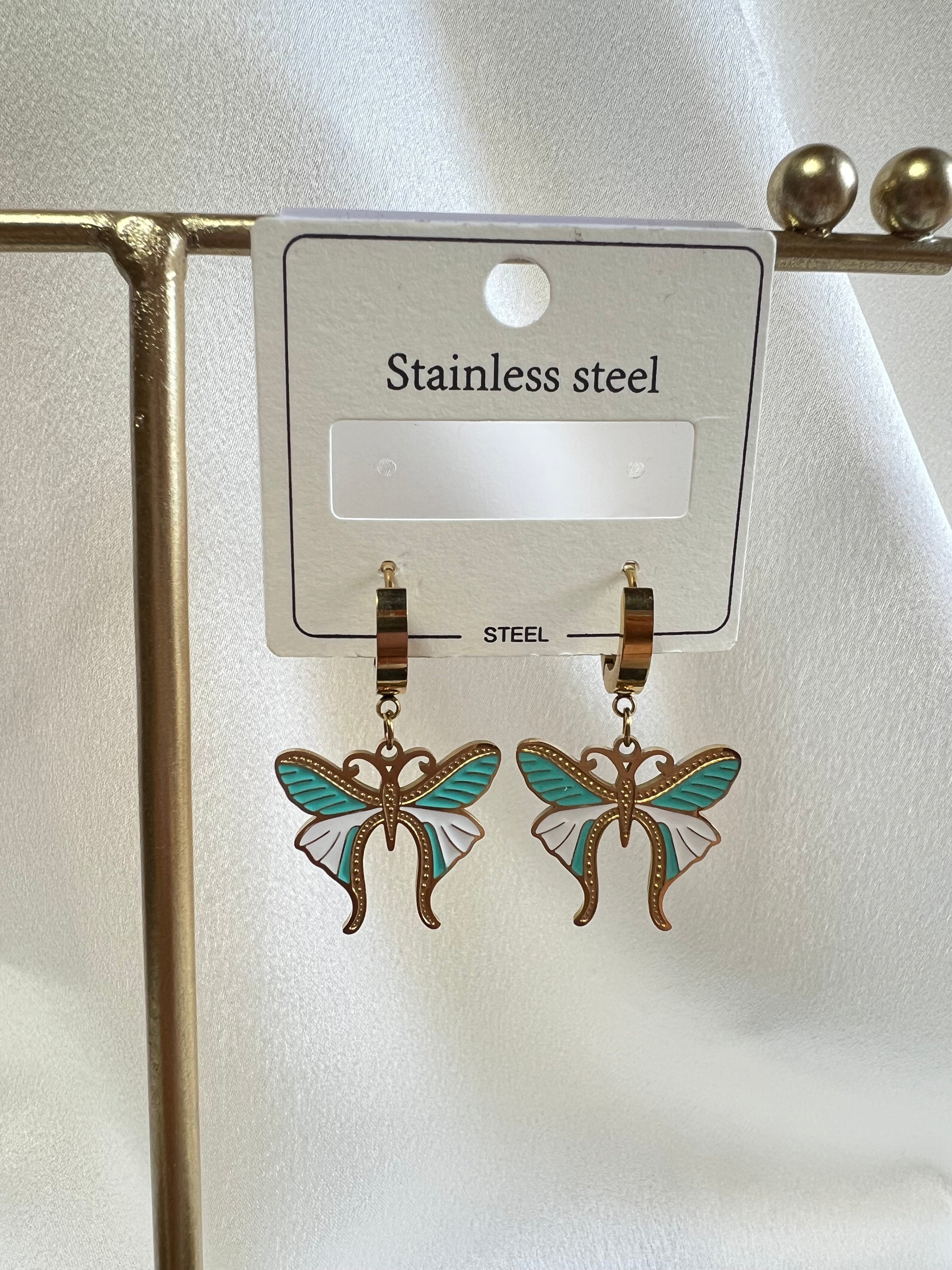 Butterfly Earrings in Gold