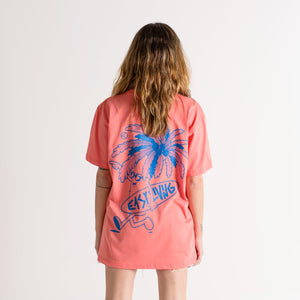 Easy Living Coral Tee