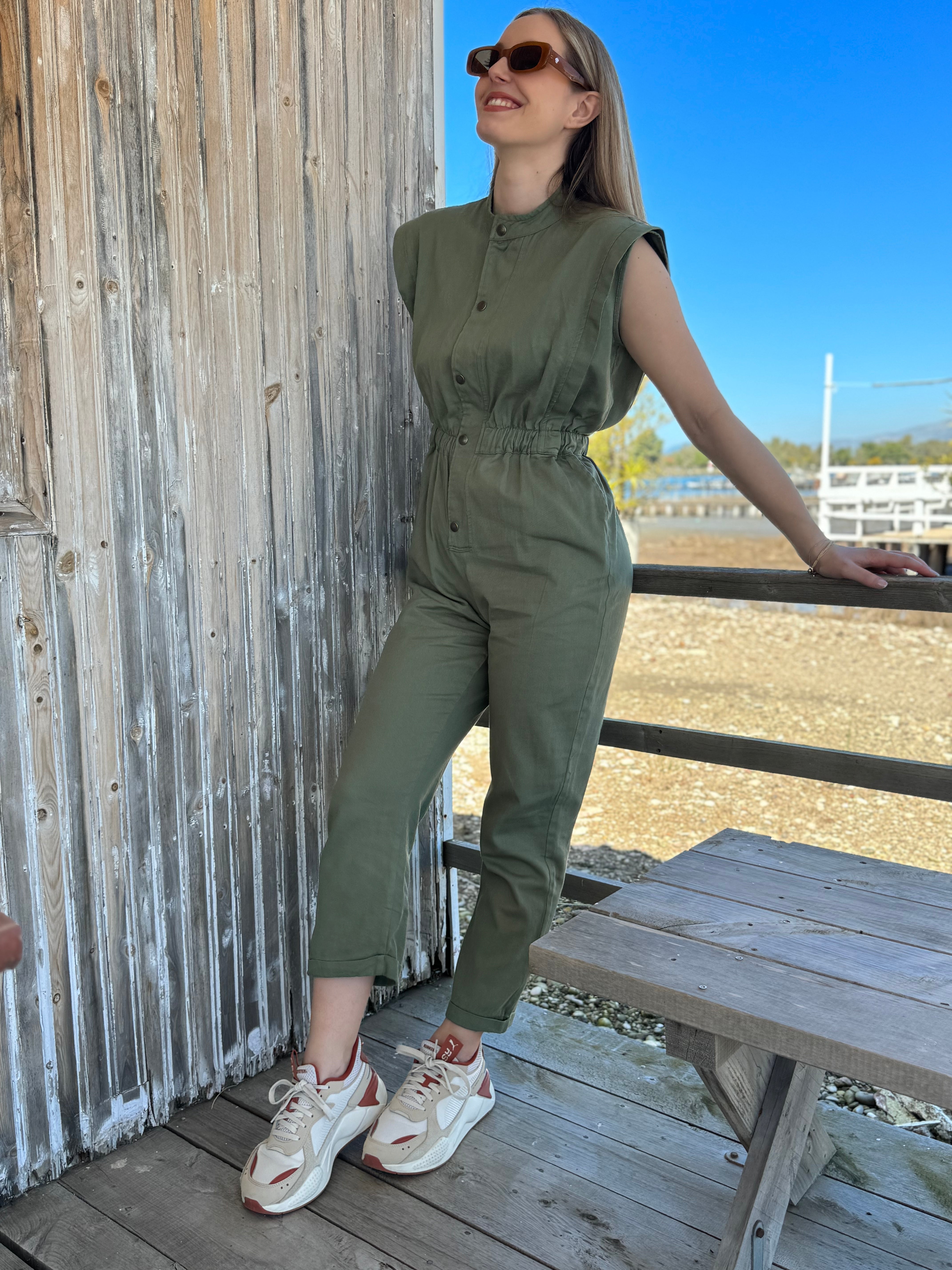 khaki Jumpsuit