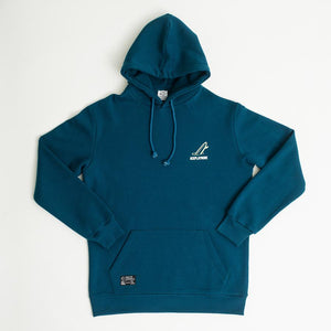 Hot Grapefruit Soup Navy Teal Hoodie