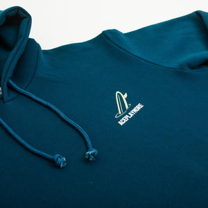 Hot Grapefruit Soup Navy Teal Hoodie