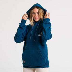 Hot Grapefruit Soup Navy Teal Hoodie