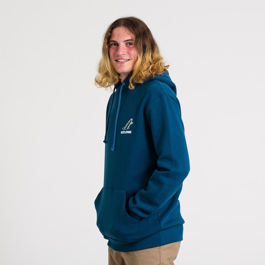 Hot Grapefruit Soup Navy Teal Hoodie